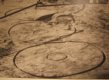 Grooves to guide the saw